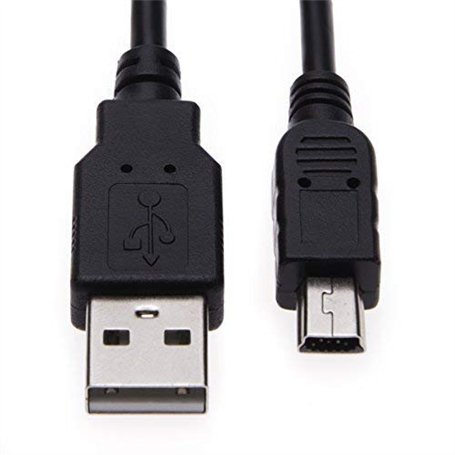 Mini USB Câble 5m Chargeur Compatible avec Garmin Nuvi 1490TV