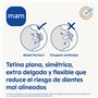 MAM MAM Perfect Lot de 2 tétines ultra fines et flexibles en silicone faciles à accepter avec boîte auto-stérilisatrice à partir