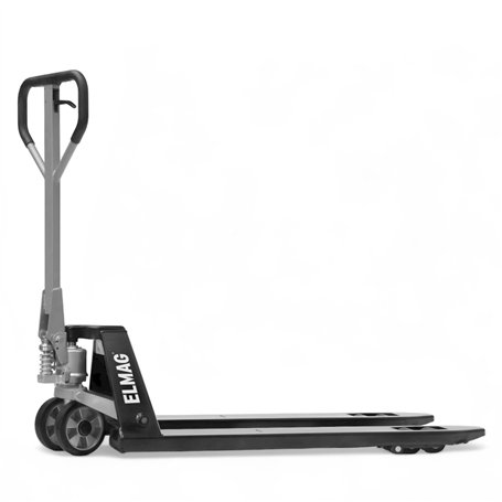 Elmag Chariot élévateur Manuel HW 2500 - Capacité de Charge de 2500 kg - Longueur de Fourche 1150 mm - Largeur de Fourche 540 mm
