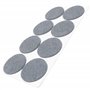 Adsamm® / 8 x Patins en Feutre/Gris/Ø 50 mm/Rond/épaisseur 3