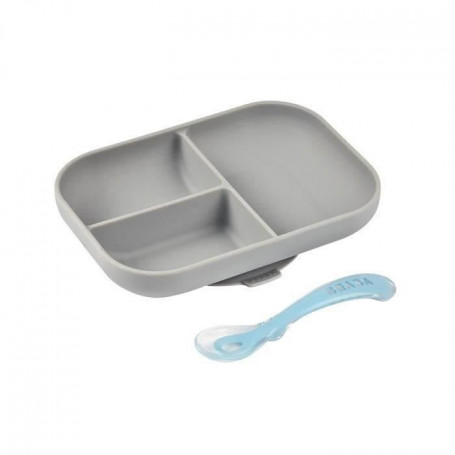 BEABA Set Repas Bébé. Avec Ventouse. Anti dérapant. Assiette Silicone Compartime 24,99 €