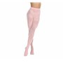 Frola Dames Collants Semi-opaques Lisses Pantalon Collant à Pieds Microfibre Souple Contour Collants de Femmes 80 DEN(S-M,Rose)