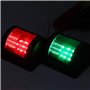 Akozon Feu de Signalisation de Navigation, Lumières D'ancre de Navigation de Yacht de Bateau Lampe Waterpoof IP66 à LED Verte Ro