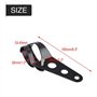 Support de Phare Moto 33-43 mm Support Phare Moto Universel N-oir Pour Chopper Moto Fighter Tube Street Racer pour Chopper Cafe 