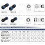 HangTon HE21 Connecteur à 10 broches étanche mâle femelle pour câble de montage, prise circulaire d'alimentation aéronautique à
