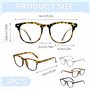 FZSECRIU 3 paires lunette，lunettes，lunette transparente homme，lunette de vue femme，lunette de repos，lunette femme，lunettes de vu