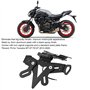 Support Plaque Mt07, Kit D'Élimination D'aile De Support De Plaque D'immatriculation De Moto avec LED pour Mt-07 Fz-07 2013-2020