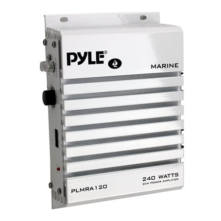 Amplificateur Pyle étanche avec 2 canaux et une puissance de 240 Watts. Idéal pour bateau
