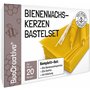 BeeCreative Kit de fabrication de bougies en cire d'abeille pour 20 bougies