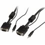StarTech.com Câble vidéo coaxial pour écran VGA haute résolution 10 m avec audio HD15 M/M (MXTHQMM10MA)