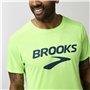 T-shirt à manches courtes homme Brooks Distance Sleeve 3.0 Vert