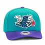 Mitchell & Ness Charlotte Hornets Team Two Tone Red Line Solid Flex Snapback Capsule Charlotte Hornets Team Two Tone Red Line So