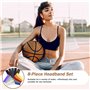 15 Pièces Bandeau Cheveux Femme Sport,Bandeau Flexibilité Serre Tete Antidérapant Headband Running Élastiques Sportifs Accessoir
