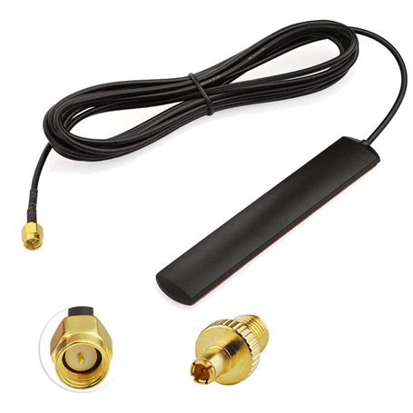Superbat Antenne 4G LTE GSM Autocollante Avec Câble RG174 De 3M Connecteur SMA Mâle Omnidirectionnel 700-2700MHZ Pour Routeur Vo