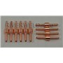 RIVERWELD Kit Consommables Allongés pour Torche Plasma PT-31 JG-40 LG40 Électrode 18205L Buse Allongée 18866L cran Protecteur 18