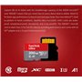 Carte Mémoire microSDXC SanDisk Ultra 200 Go Classe 10 UHS-I pour Android avec une Vitesse Allant jusqu'à 90 Mo/s + Adaptateur S