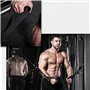 CMYKZONE Corde Triceps Musculation Tricep Rope Set, Corde Triceps Avec PoignéE Puissante Et Mousqueton à Mousqueton, Haute Inten