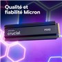 CRUCIAL - P510 - SSD interne - 1 To - PCIe Gen4 NVMe M.2 - Avec dissipateur - Vitesse lecture jusqu'a 1100 Mo/s - CT1000P510SSD5