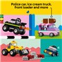 Lego Véhicules créatifs Classiques 11036, kit de Construction en Brique colorée avec Camion de crème glacée, Jouet de Voiture de