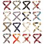 TKKUCE 10PCS Foulard Femmes en Satin de Soie Bandanas Cheveux Echarpe Carré Multi-motifs