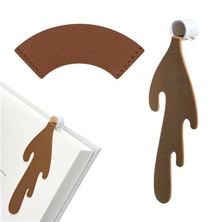 1 Marque-Page Coffee Splash Et 1 Marque-Page Nœud