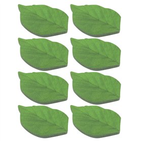 8 Blocs-Notes Simulés De Feuilles D'Arbre