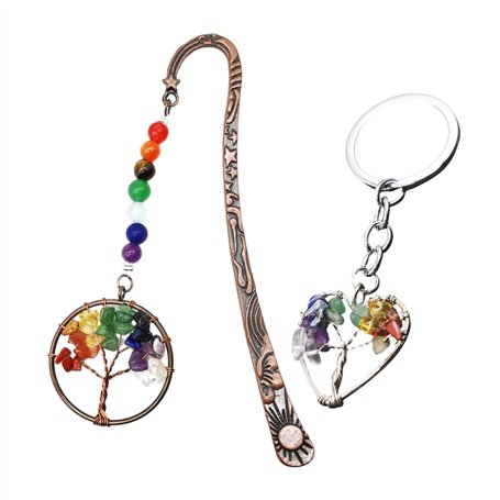 1 marque-page avec 1 porte-clés