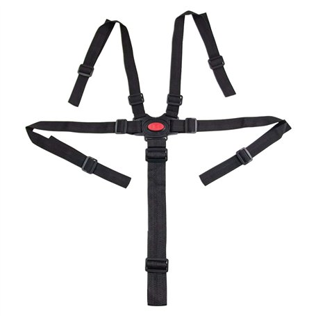 ZDNT Harnais Chaise Haute harnais de sécurité 5 points pour enfants Universelle Sangle de Sécurité pour Chaise Haute ceinture de