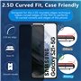 [2+2 Pièces] 2 pièces Verre Trempé Anti-espion pour Samsung Galaxy S21 plus et 2 pièces Caméra Arrière Protecteur, Film Protecti