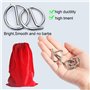 36 Casse-Tête Métal, IQ Test Disentanglement Puzzles, Puzzles Jeu Magic Toy Trick pour Les Adultes et Les Enfants Anniversaires,