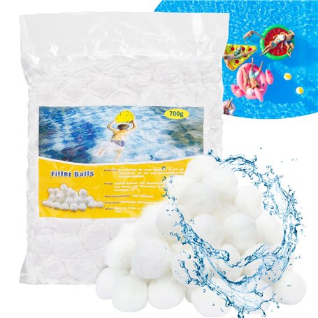 NINGESHOP Balle Filtrante Piscine