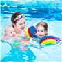 HOTENEAIRE Lot de 6 disques flottants en mousse EVA pour bras de natation pour enfants et bébés