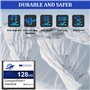 Dogfish 2 Pack 128MB Compact Flash Card Carte Mémoire CF Type I Haute Performance FAT16 pour Équipements Industriels et Appareil
