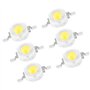 100pcs LED perles, Akozon 1W haute puissance LED perles diode électroluminescente SMD pour bricolage luminaires(Blanc 6000K)