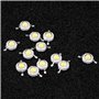 100pcs LED perles, Akozon 1W haute puissance LED perles diode électroluminescente SMD pour bricolage luminaires(Blanc 6000K)