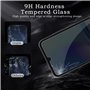 [2 Pièces] Verre Trempé Anti-Espion pour Samsung Galaxy A05s, Protecteur D'écran de Confidentialité, 9H Dureté Film Protecteur V
