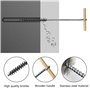 Lot de 5 Brosses de Nettoyage pour Trous de Perçage en Acier Inoxydable - Brosse Cylindrique pour Perceuses à Percussion (8/12/1