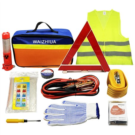 WAIZHIUA Kit de 12 Outils d'urgence pour Voiture
