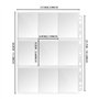 Lot de 40 pochettes transparentes double face pour cartes à collectionner - 720 poches - Pour cartes de jeu - 11 trous pour coll