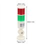 Colonne de signalisation industrielle rouge/vert CNC Machine avertissement LED indicateur d'alarme signal lumineux LED tour rond