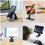 Gritin Support Téléphone, Support Tablette, Porte Téléphone Bureau Portable Réglable Dock Pliable Phone Holder pour iPhone 15/14