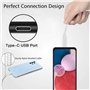 Cable USB Type C 2M 2M Chargeur pour Samsung Galaxy A13 A14 A54 A51 A71 A52 A72 A23 5G A12 A02S M13 A40 A20E A04S S8 S9 Plus A02