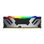 Kingston Fury Renegade DDR5 RGB Argent/Noir XMP 48Go (2x24Go) 8800MT/s CL42 CUDIMM Mémoire pour PC de Gamer Kit de 2 - KF588CU42