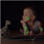 Leesgel Tatouage Enfant Garçons, 120 Pièces Tatouages Temporaires Dinosaure Lumineux Pour Enfants, Décoration fête d'anniversair