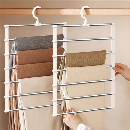 XULIERUX 2 Pièces Cintre Pantalon Pliable