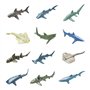KRYMSON Lot de 12 jouets de requin
