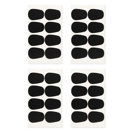 Lot de 32 coussinets d'embouchure en silicone pour saxophone - Accessoire de clarinette - Coussinets d'embout buccal durables -