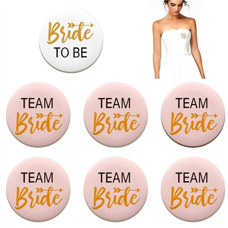 Lot de 7 badges pour femme