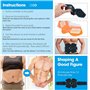 LEMENG Electrostimulateur Musculaire, Femme Homme Entraînement Abdominal pour Abdomen/Bras/Jambes, 8 Modes 19 Niveaux, Ceinture 