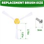6PCS Brosse Latérale Aspirateur Accessoires de Remplacement